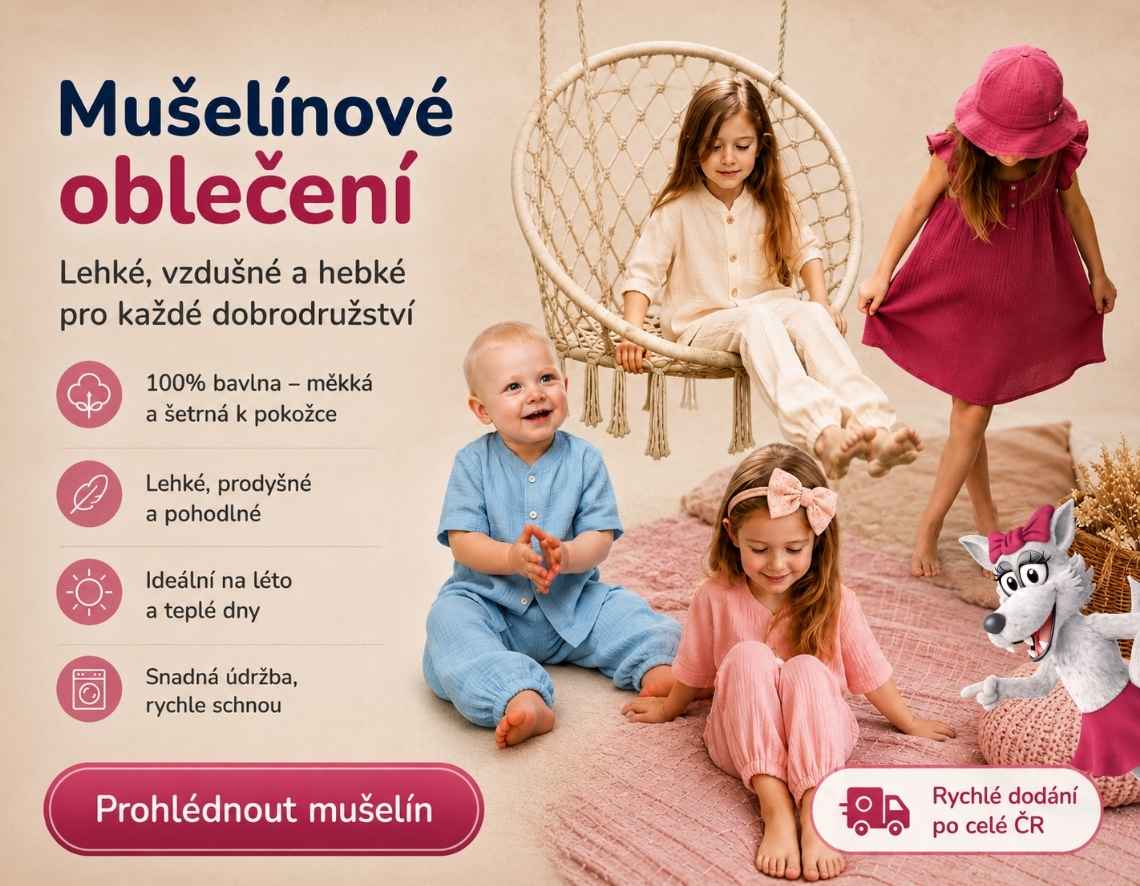 Mušelínové pohlazení, to musíte v létě vyzkoušet