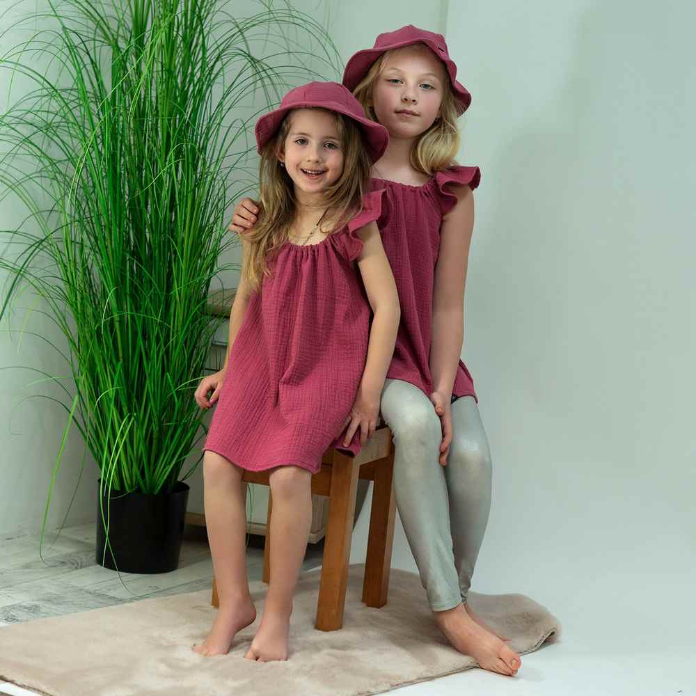 Dívčí mušelínové šaty 