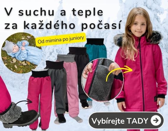 Dětské softshellové kalhoty U Wolfky