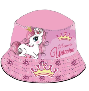 Letní dívčí klobouk jednorožec růžový