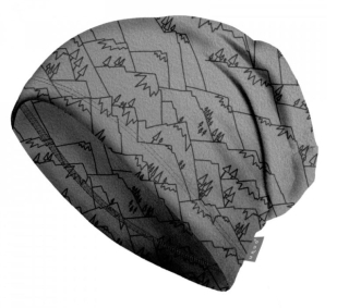 Fleecová čepice Unuo šedá HORY dětská