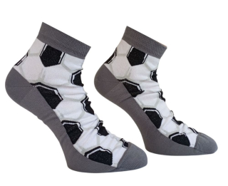 České chlapecké/pánské kotníkové ponožky POBORSKÝ šedé