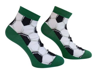 České chlapecké/pánské kotníkové ponožky POBORSKÝ zelené